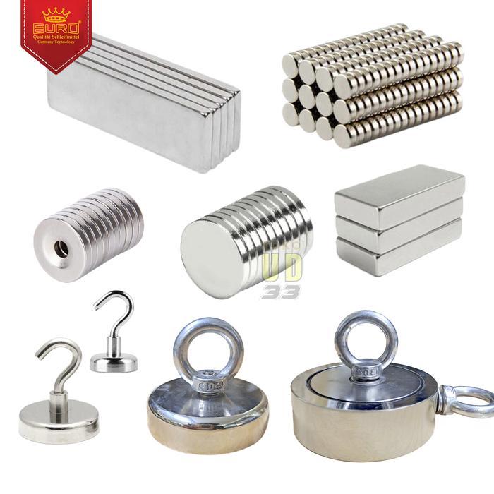 Magnet Super Kuat Neodymium Ndfeb N35 N52 - Magnet Besi Berani