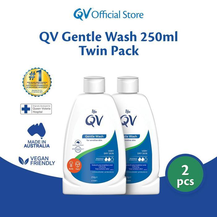 QV Gentle Wash 250ml Twin Pack