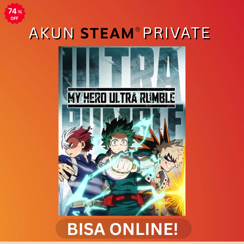 My Hero Ultra Rumble - Steam PC Original - Akun Private Online