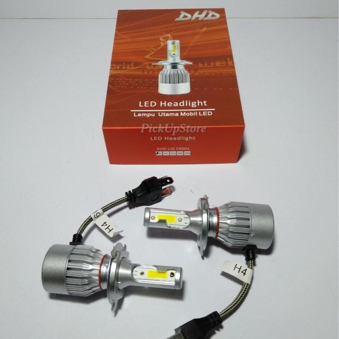 LED HEADLIGHT LAMPU UTAMA MOBIL DHD H4