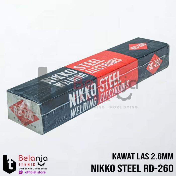 Nikko Elektroda Steel Baja Lunak RD 260 Kawat Las 26MM 5 KG
