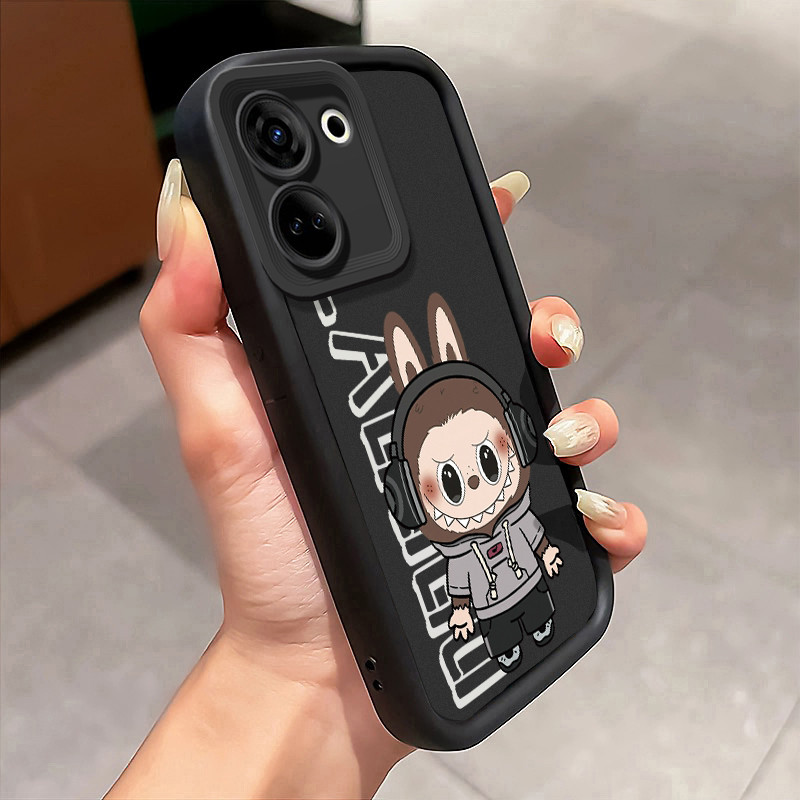 Casing Hp untuk Tecno Camon 20 Camon 20 Pro Case Softcase Kesing Boneka pria trendi musik Cesing Hal