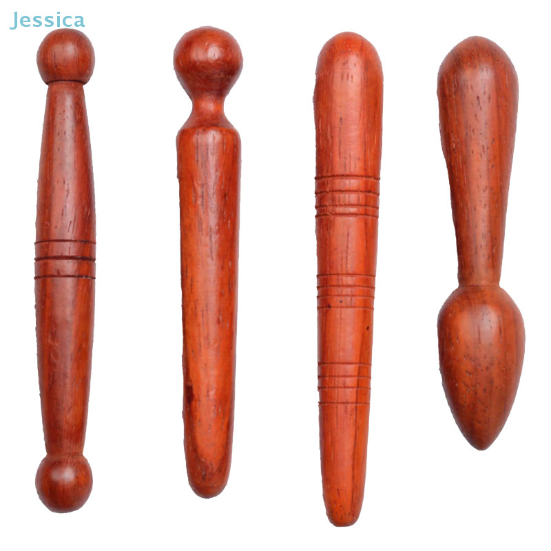 Sandalwood Gua Sha Massage Rolling Stick Multi-Ball Design Tool For Scalp Massage,Tense Tendon