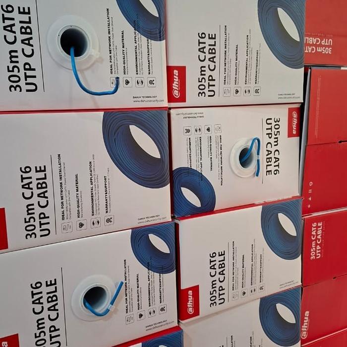 Kabel Utp Cat6/Dahua Kabel Utp/Cable Utp Dahua Cat6 305M Original
