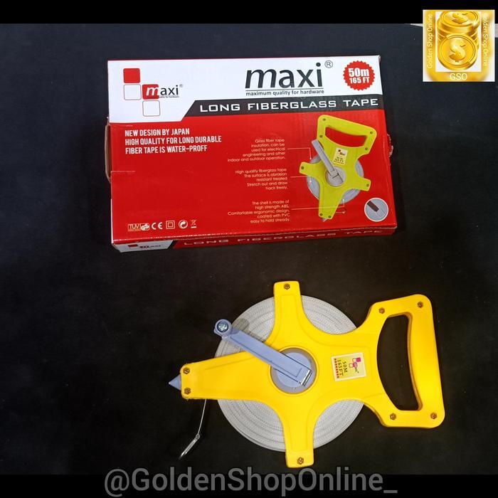 Meteran Roll - Meteran Tancap Fiber 50Meter