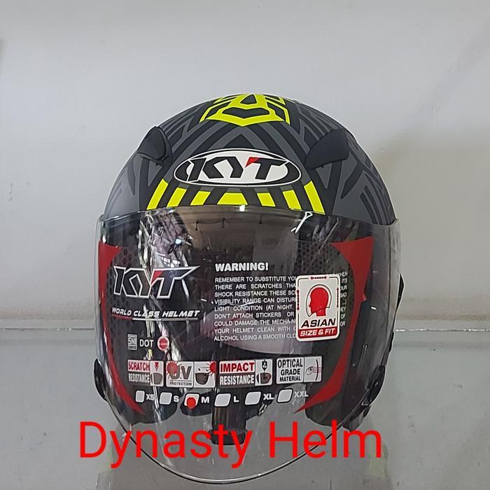 Kyt Galaxy Flat R Motif Neon Gorilla Matt Yellow Fluo