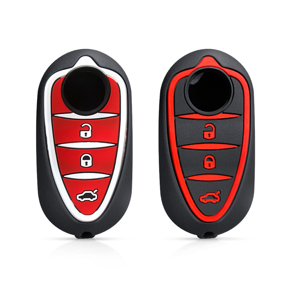 Flip Auto Key Cover for Alfa Romeo Mito Giulietta 159 Gta Silica Gel Key Case Remote Control Cover