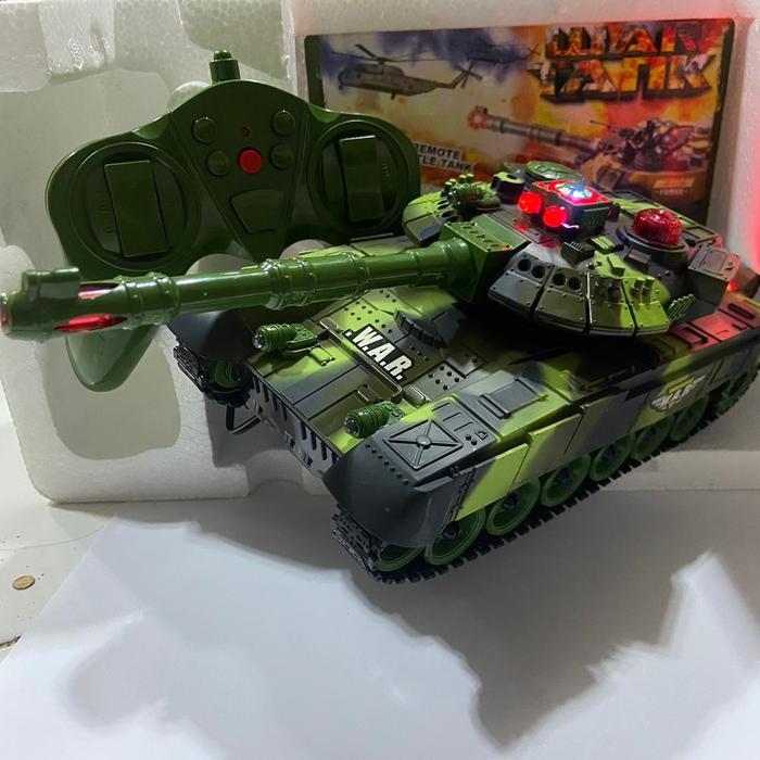 RC TANK REMOTE CONTROL TANK MILLITARY ARMY TANK WAR TANK BESAR MAINAN MOBIL REMOTE