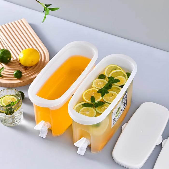 Dispenser Air Minum Dingin Jus Juice WaterTank 3.5L/5L-Kulkas Ketel Air Dingin Rumah Tangga-Kotak