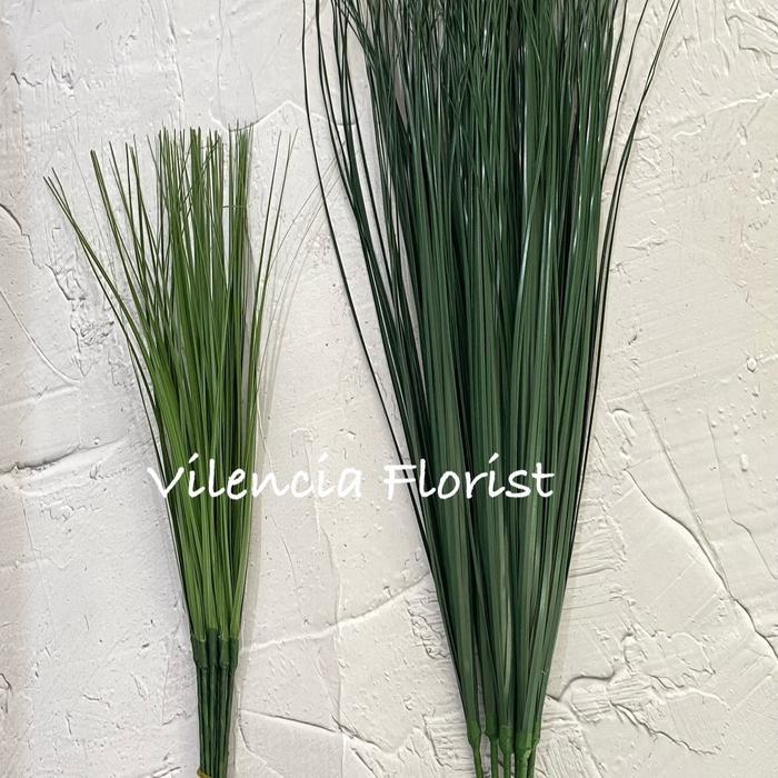 Rumput kucai palsu plastik artificial dekorasi