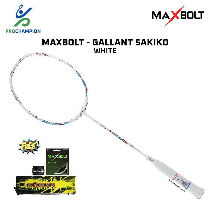 MAXBOLT GALLANT SAKIKO RAKET BADMINTON ORIGINAL