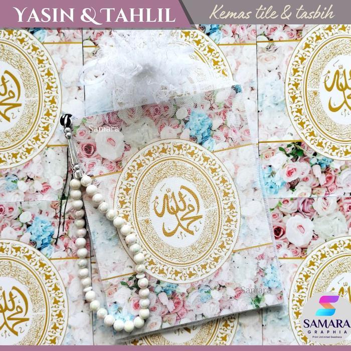 10 pcs Buku Yasin dan Tahlil softcover custom lengkap foto doa almarhum mawar 1 Quran