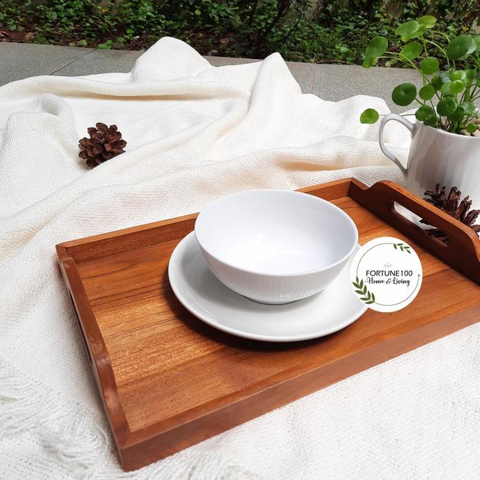 Baki Kayu Jati / Nampan Kayu Jati / Tray Kayu / Wooden Tray Nj01