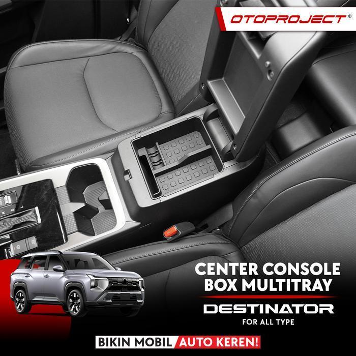 Otoproject - Center Console Box Multitray Destinator Organizer Console Box Mobil Mitsubishi