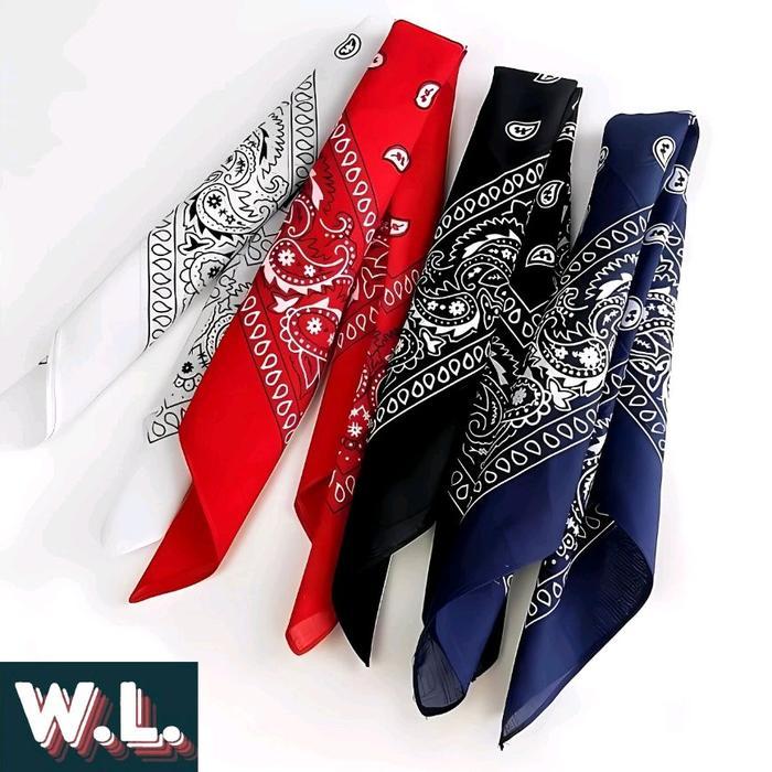 WL BANDANA SLAYER SKENA MOTIF BATIK PREMIUM ORI COWOK KEREN/ SYAL / SCARF / IKAT KEPALA / MASKER