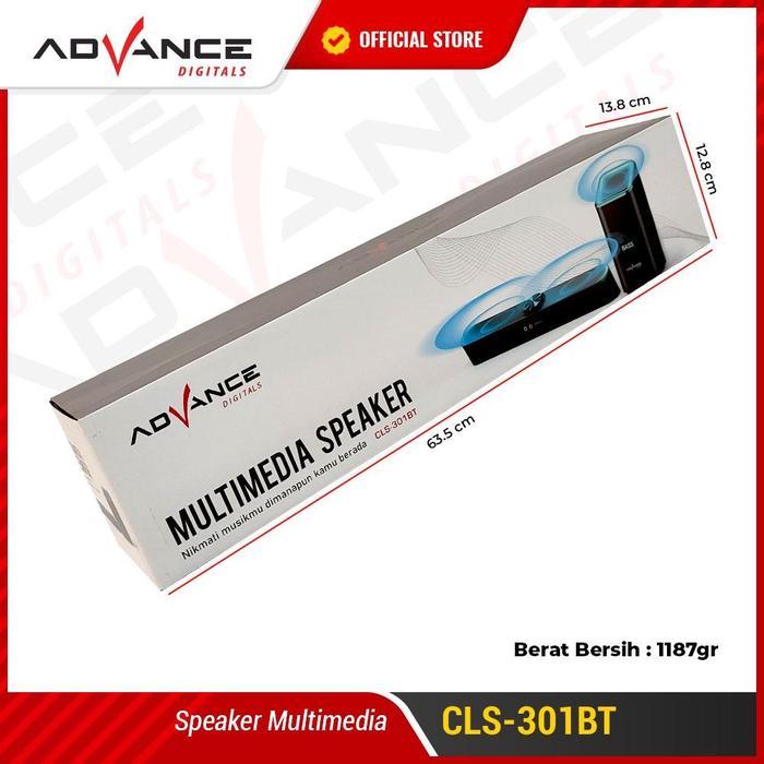CodAdvance Soundbar Tv Speaker Bluetooth Subwoofer Bluetooth Bass Dapat Terhubung Ke Tv 301Bt Led