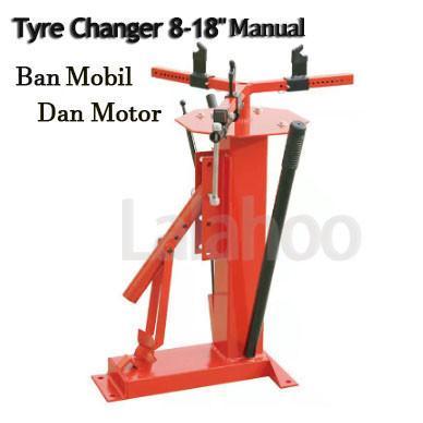 Tyre Changer Mesin Buka Ban Mobil 11-24 Inci Otomatis Alat Bongkar Pasang Ban Elektrik Semi Otomatis
