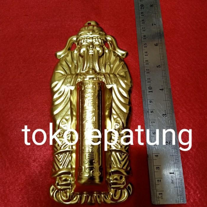 Hio Lo Thi Kong/Kaleng Pintu Gantung / Tempat Hio Thi Kong - Emas