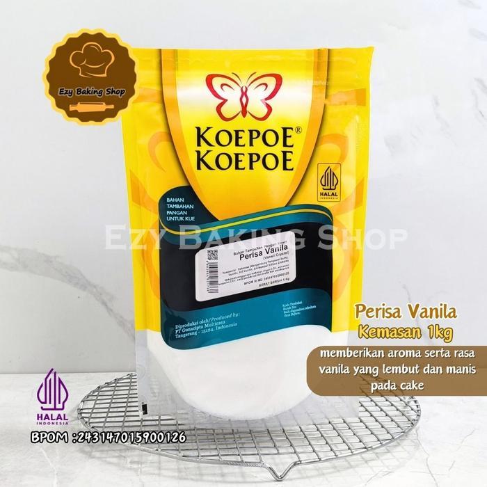 VANILI CRYSTAL 1KG / VANILI BUBUK KUPU-KUPU / PERISA VANILA