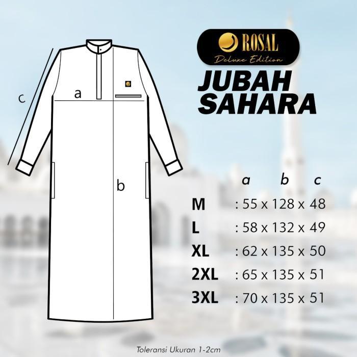 MURAH  Baju Gamis Jubah Pria Katun Al Haramain Big Size Jumbo Pria Gratis Ongkir