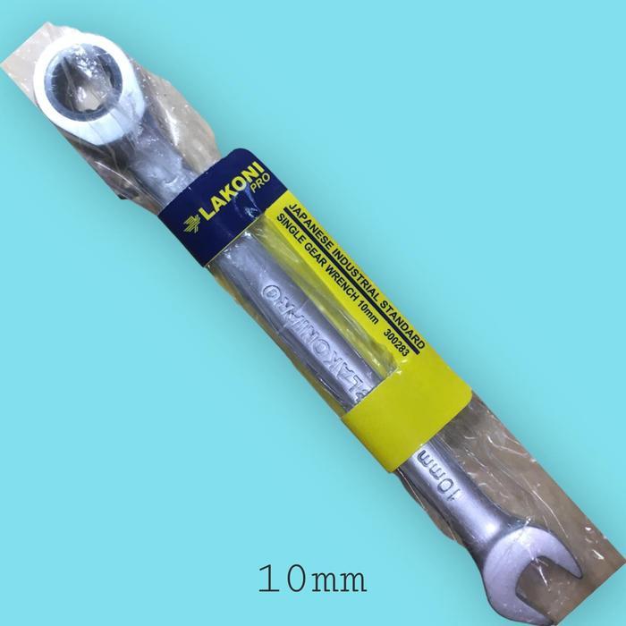 Lakoni Kunci Ring Pas Panjang Ratchet 10 mm
