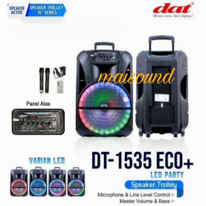 SPEAKER PORTABLE DAT DT1535 15 INCH ORIGINAL DAT DT 1535 ECO 15INCH