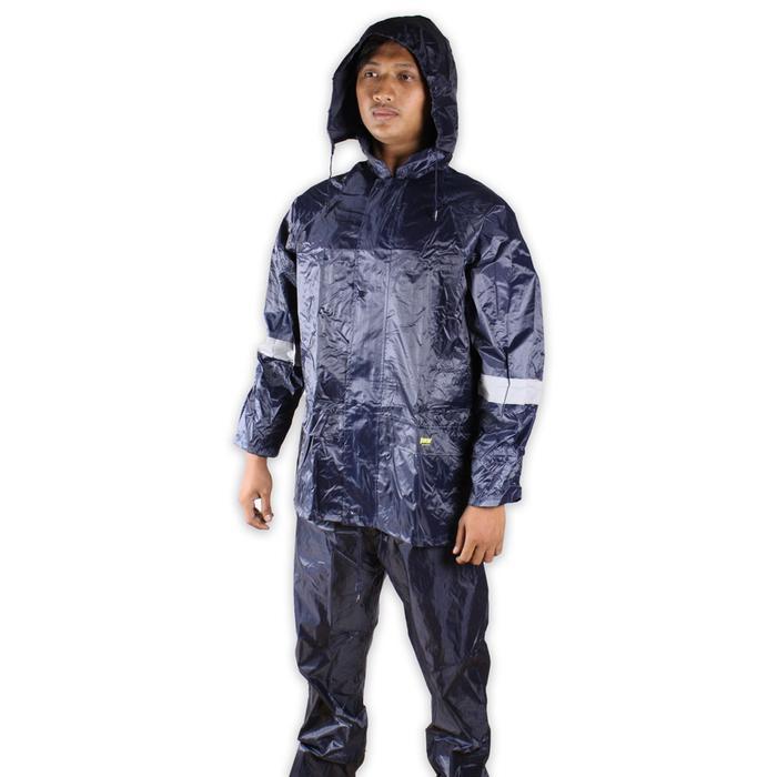 Jas Hujan (Rainsuit) Krisbow Pvc (M) Blue Navy Kw1000529 Terbaik
