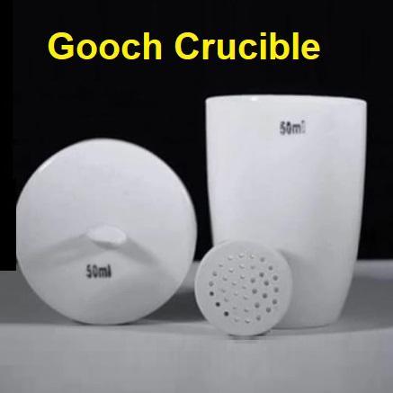 HRG DISKON GOOCH CRUCIBLE 30 ML 30ML PORCELAIN KRUSIBEL CRUCIBLE GOOCH CHINA