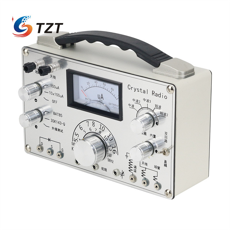 Tzt Multiple-Functional Crystal Radio Fm Radio Magnetic Ring Dual Circuit Coil And Direct Coupling