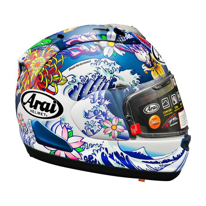 Arai RX-7X Oriental Original Helm Full Face - Flat Blue