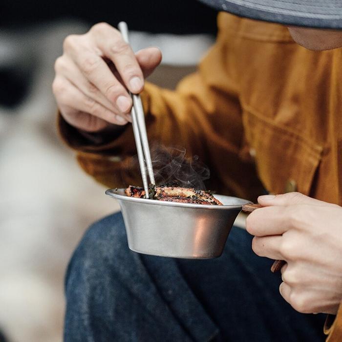 MANGKUK PANCI CAMPING STAINLESS STEEL BOWL 300ML NATUREHIKE NH21SJ002