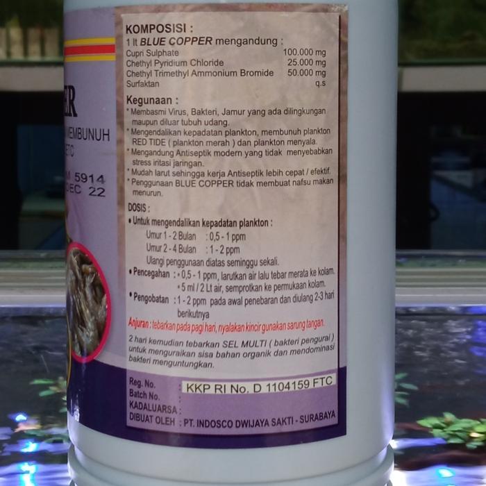 BOSTER BLUE COPPER 1LITER