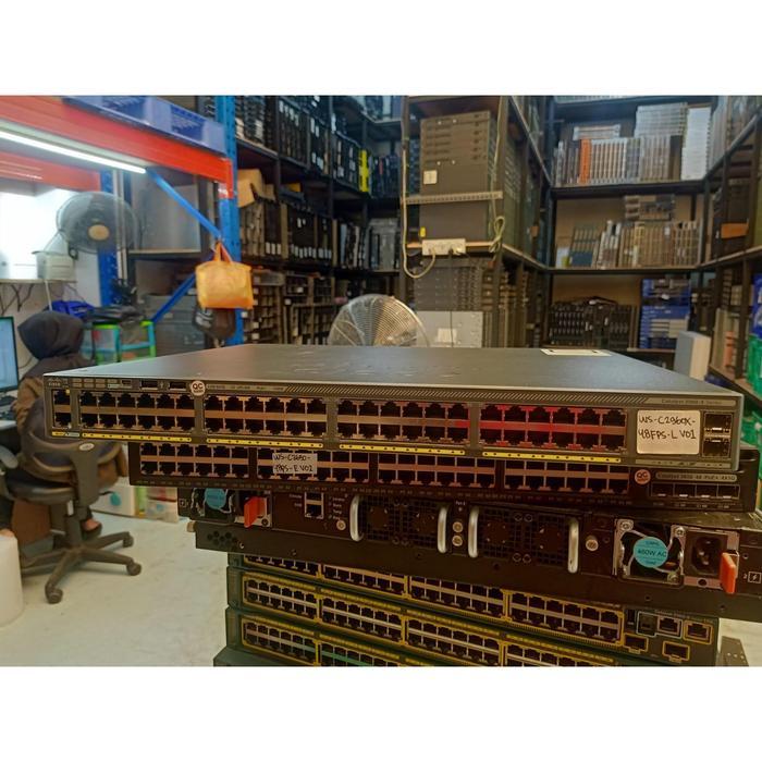 CATALYST 2960X 48PORT SERIES 10G UPLINK PoE+ WS-C2960X-48FPS-L V05 +740WATT - CIS99