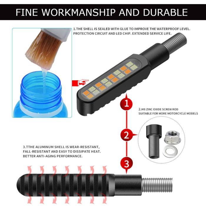 Lampu Sein Led Motor Universal, Lampu Sein Motor Universal, Lampu