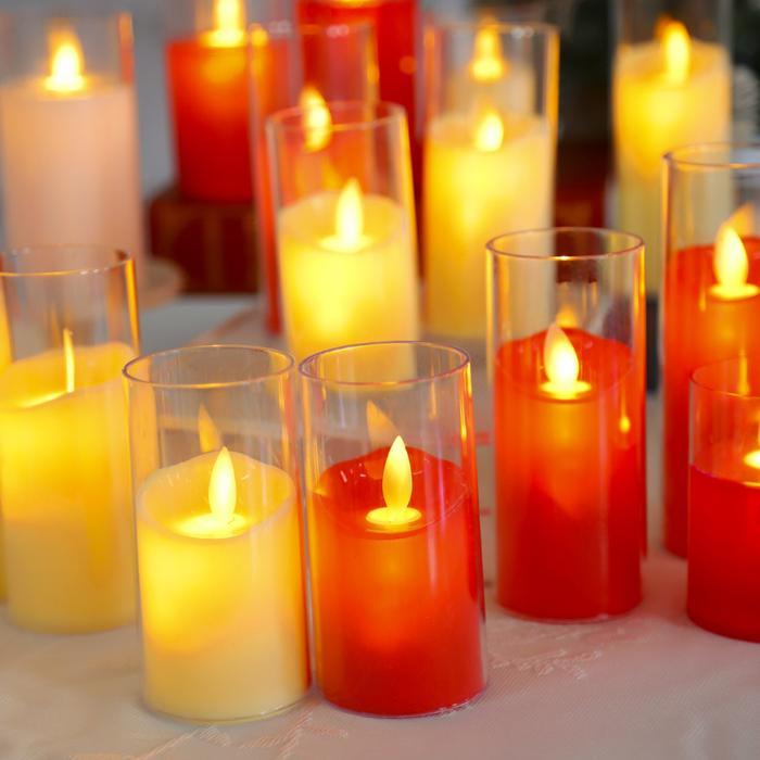 Lampu Lilin Led Gelas