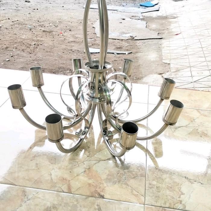 LAMPU GANTUNG JANGKAR STAINLESS TENDA DEKORASI Dekorasi