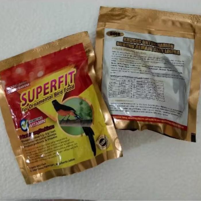 SUPERFIT GOLD VOER HIGH PROTEIN VOER KASAR UNTUK MURAI KACER DLL SUPERFIT GOLD PAKAN KHUSUS MURAI