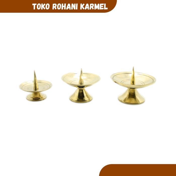 CHANDELIER LILIN DOA / LILIN DOA KATOLIK / TEMPAT LILIN KUNINGAN / TATAKAN LILIN DOA