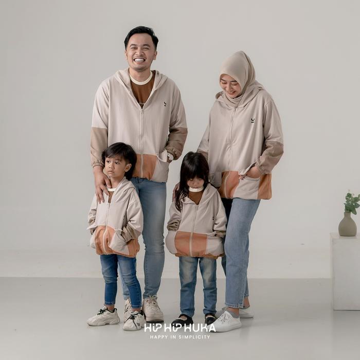 ORIGINAL HipHipHuka - Jaket Couple Keluarga er Hoodie Bapak Ibu Anak Laki Perempuan Sambara Series