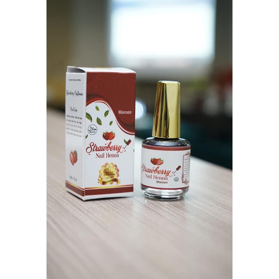 Maroon - Kutek Halal / Kutek Henna Strawberry Nail Henna Nhs