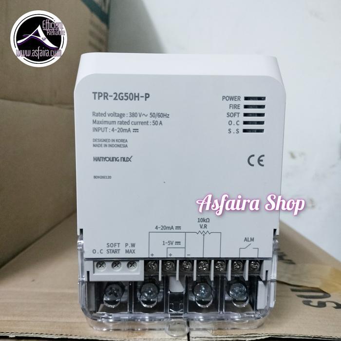 Thyristor power regulator TPR 2G50H