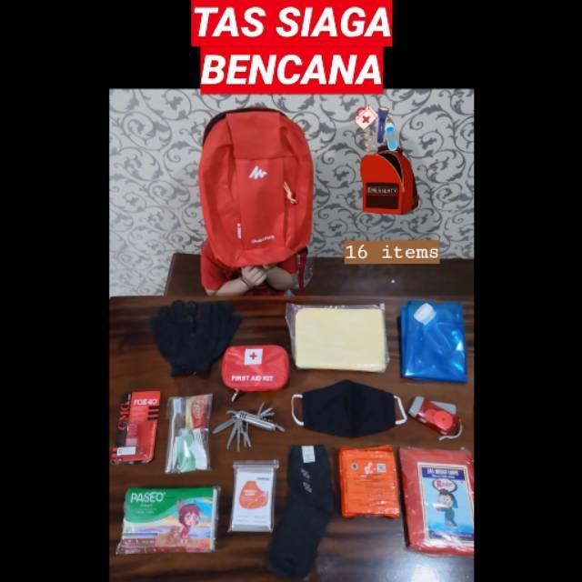 SAFETY TERMURAH Tas Siaga Bencana EMERGENCY BAG / Survival Kit First Aid Kit