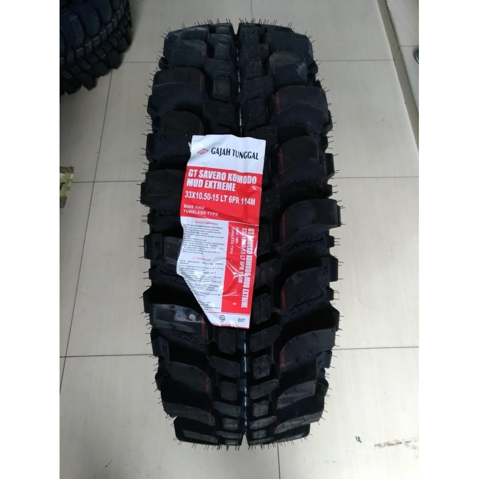 Ban Mobil GT Radial Savero Komodo Extreme M/T Size 33 x 10.5 R15 - Untuk Ban Mobil Offroad