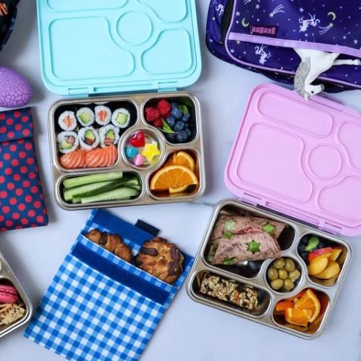 Yumbox Presto Lunch Box - Kotak Makan Stainless Steel Kotak Bekal Anti Tumpah Anak Sekat Tempat