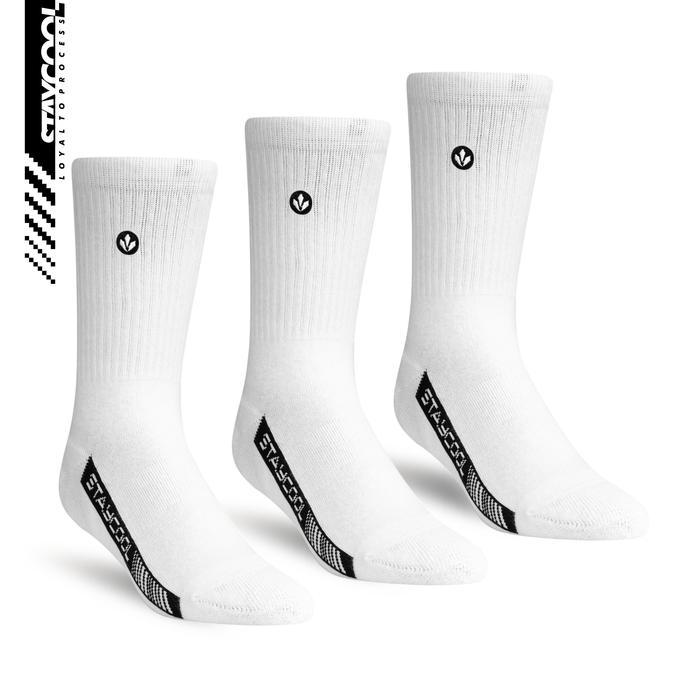 StayCool Socks Kaos Kaki Fashion Basic OG - Off White