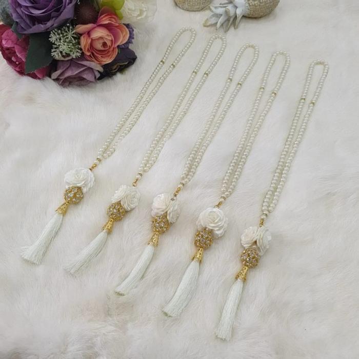 TASBIH MUTIARA TURKI TASBIH MUTIARA DUA MAWAR TURKI