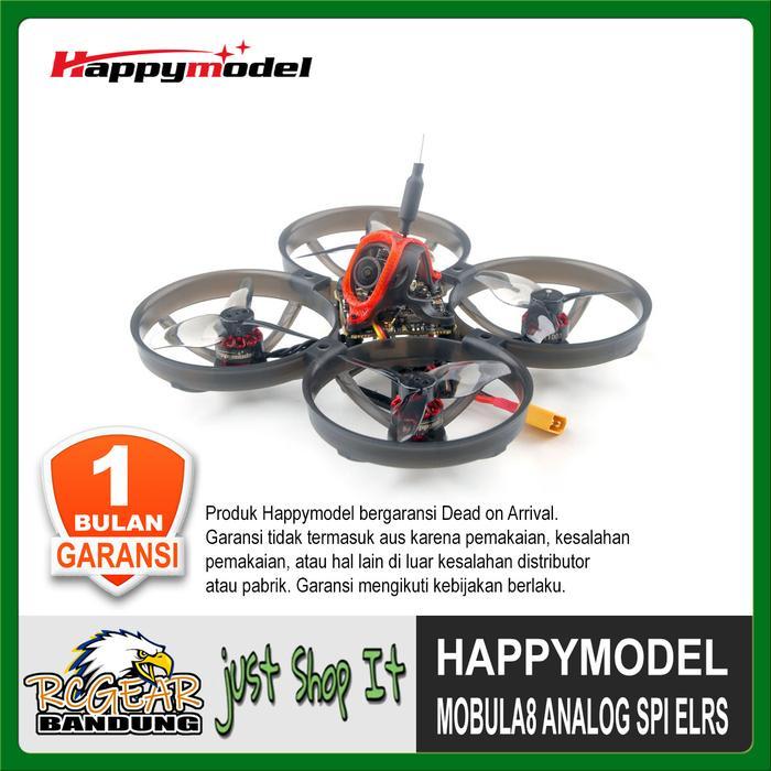 Happymodel Mobula8 1-2S 85Mm Analog Elrs Micro Fpv Racing Whoop Drone