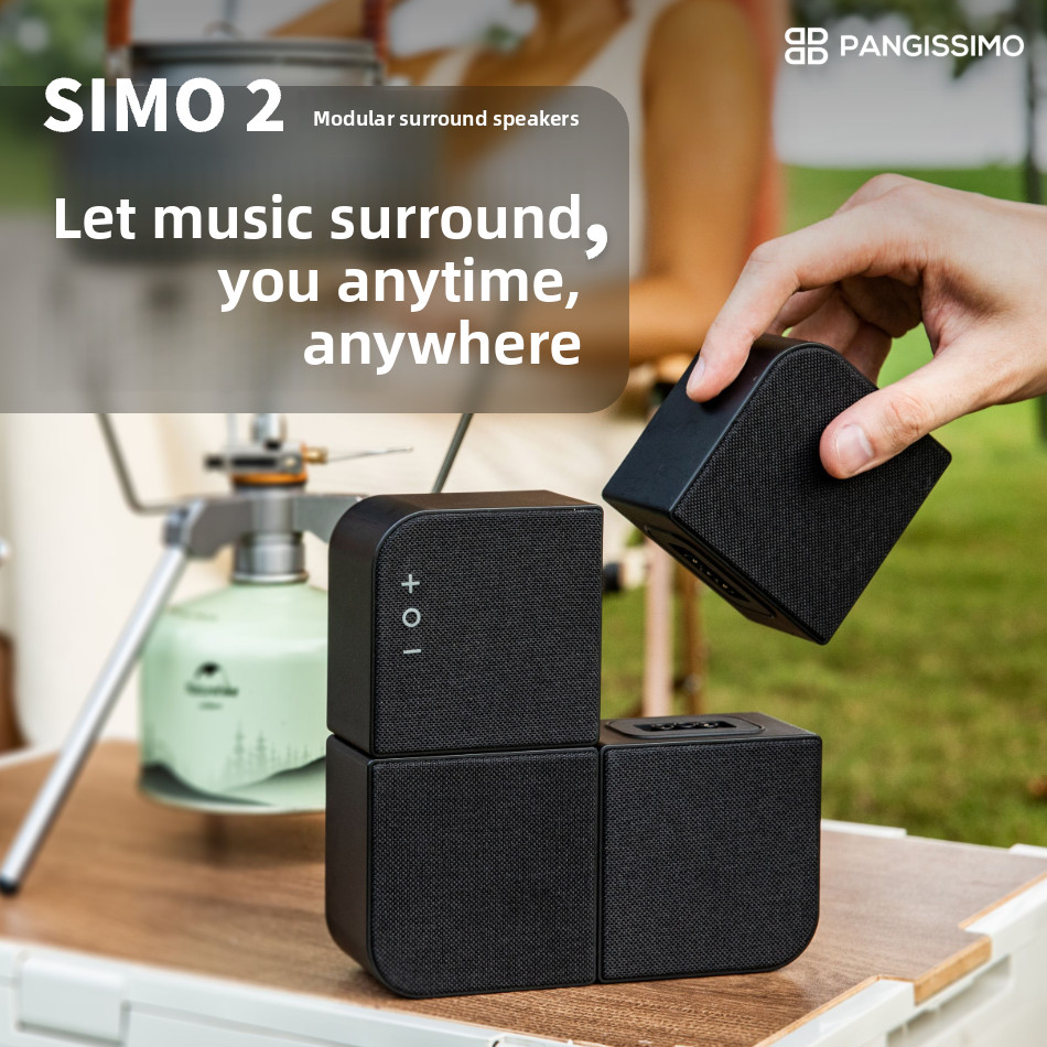 Pangissimo SIMO 2 1/4 Surround Sound Outdoor Speaker Wireless Bluetooth Portable Module Speaker