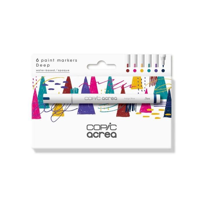 copic acrea / copic acrylic marker /spidol akrilik set 6 warna