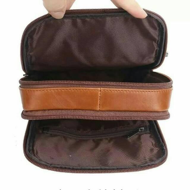 Tas Selempang Pria Kulit Asli Import Tas Pria Fashion Pria Hp Pinggang Co